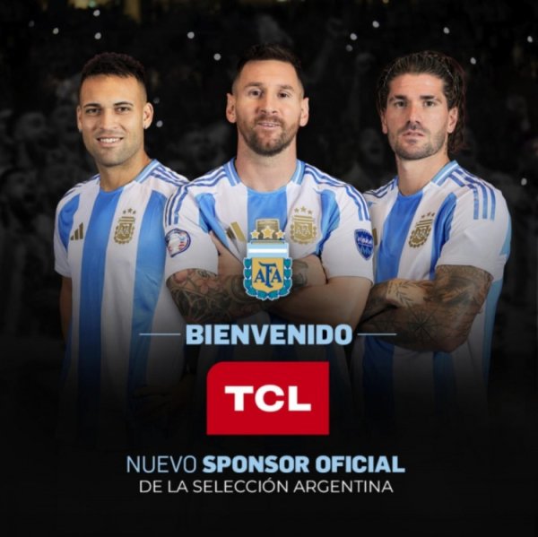 Chính thức: TCL trở thành nhà tài trợ chính thức mới của Đội bóng đá quốc gia Argentina